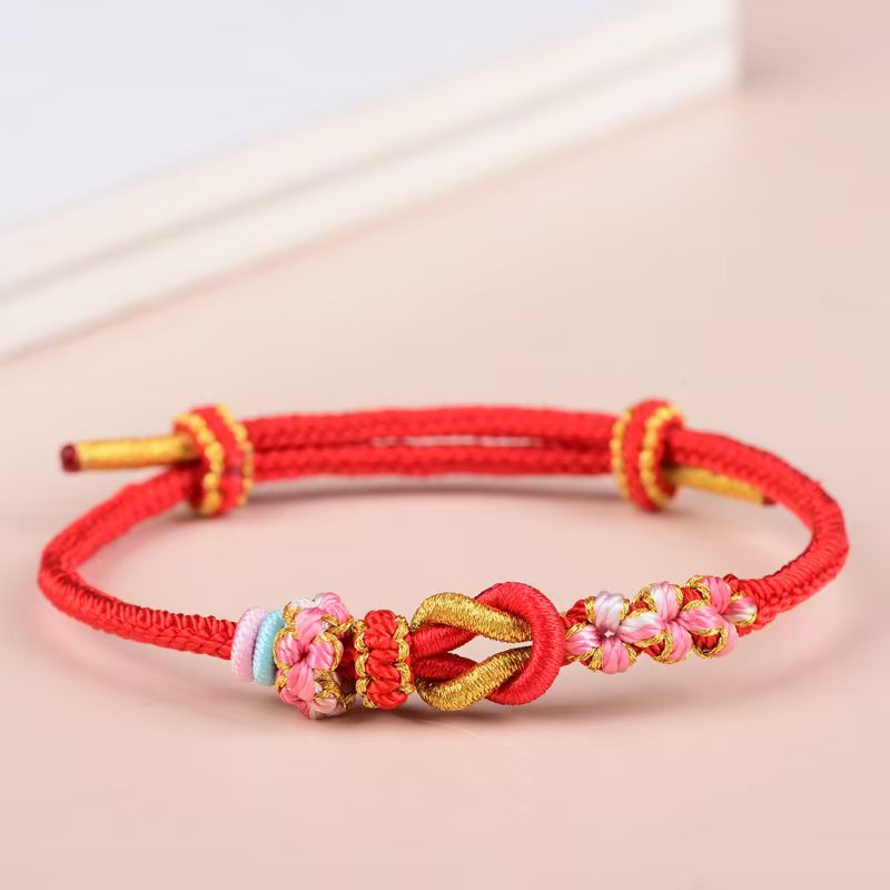 Handmade Braided Rope Bracelet Chinese knot