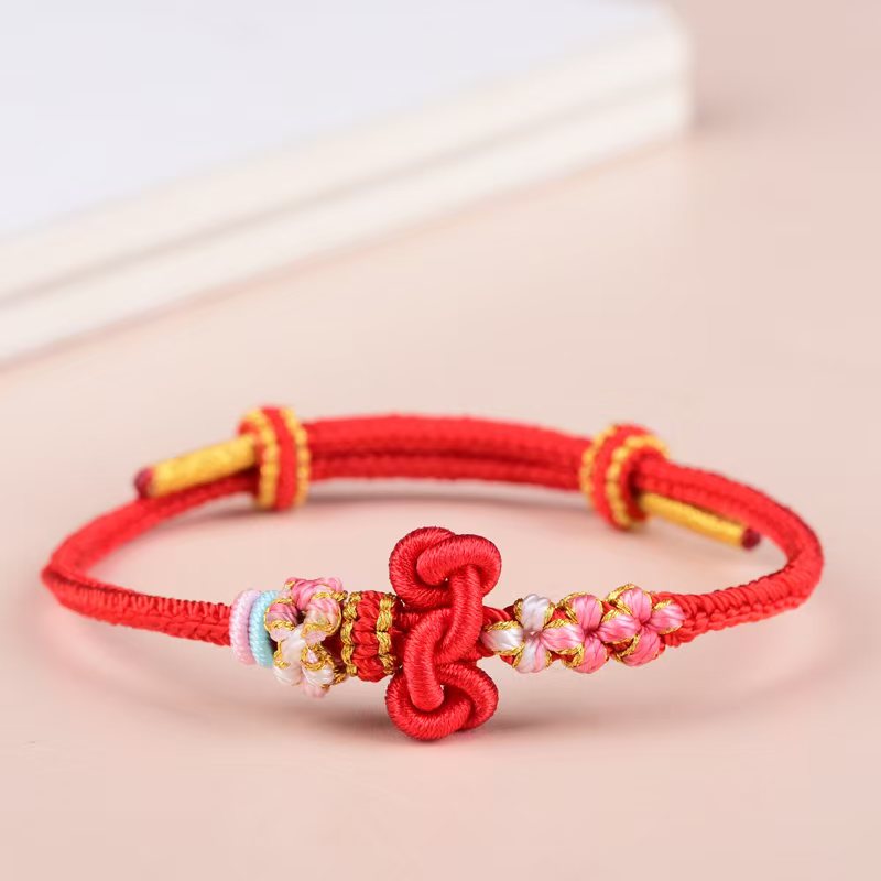 Handmade Braided Rope Bracelet Chinese knot