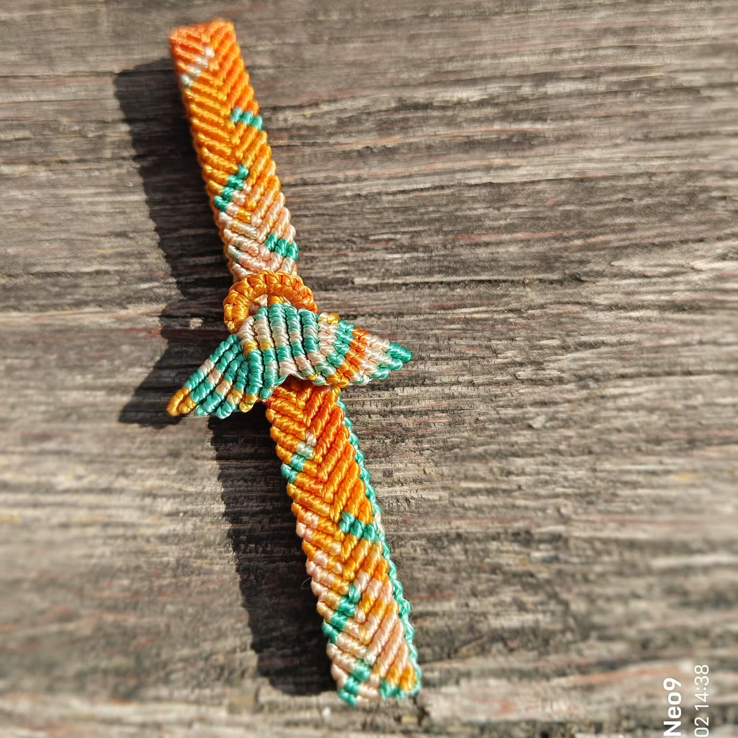Dunhuang Mogao Grottoes style hand-woven fishtail blessing bracelet