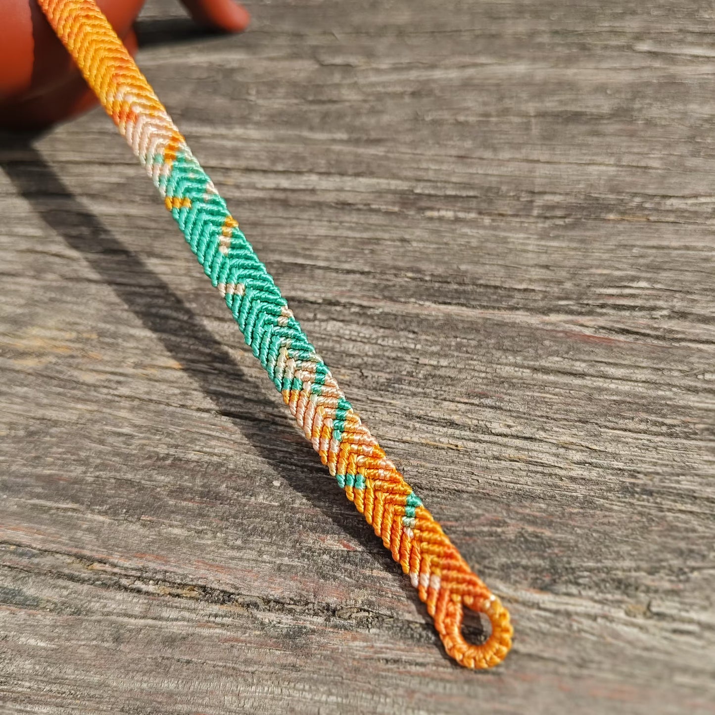 Dunhuang Mogao Grottoes style hand-woven fishtail blessing bracelet