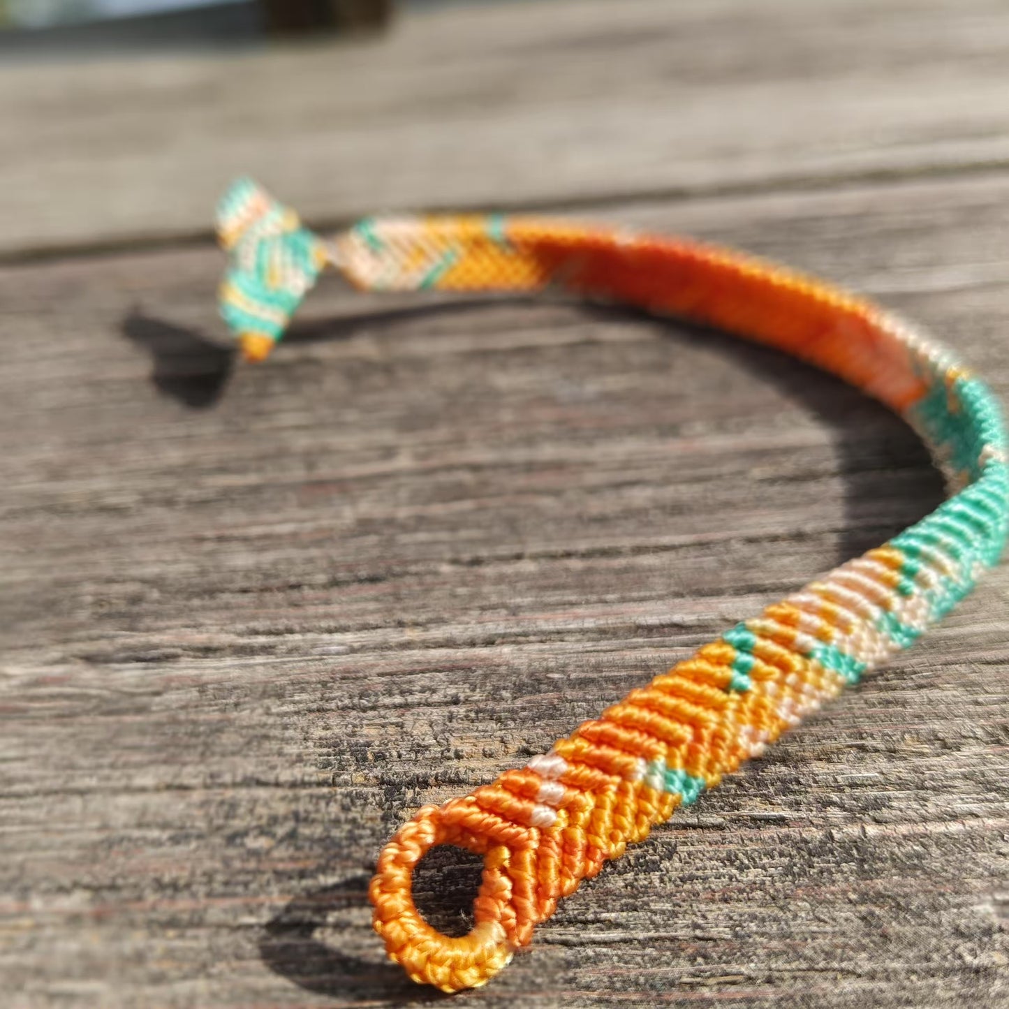Dunhuang Mogao Grottoes style hand-woven fishtail blessing bracelet