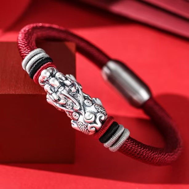 925 Sterling Silver Pi Yao Guardian Bracelet
