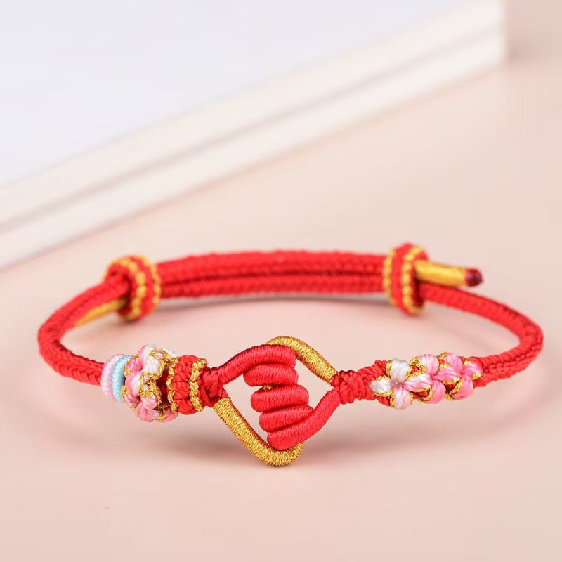 Handmade Braided Rope Bracelet Chinese knot