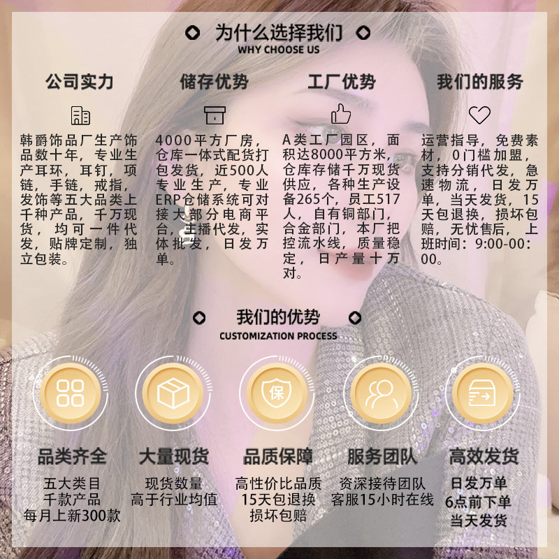 Lucky letter W titanium steel necklace light luxury niche temperament network celebrity same style
