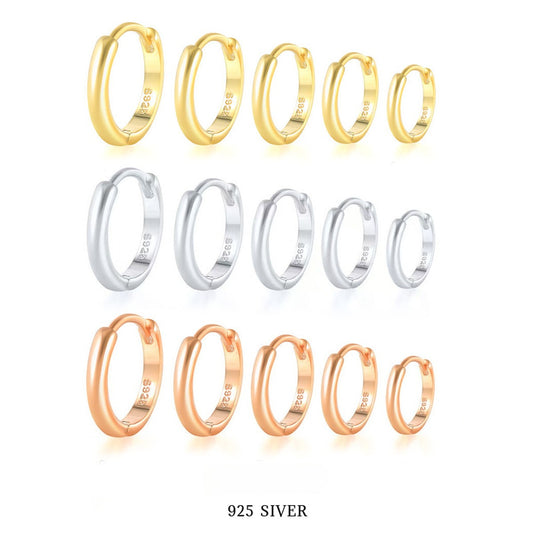 Geometric Hoop Ear Cuffs - S925 Silver Minimalist Premium Jewelry