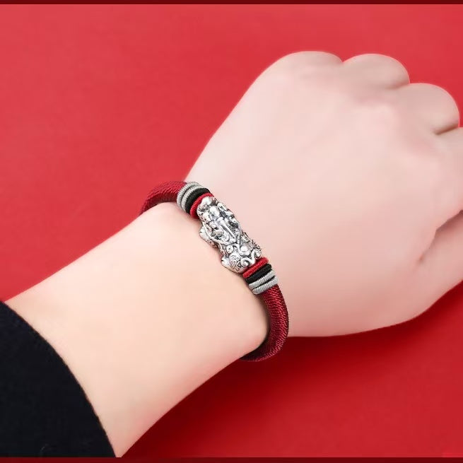 925 Sterling Silver Pi Yao Guardian Bracelet
