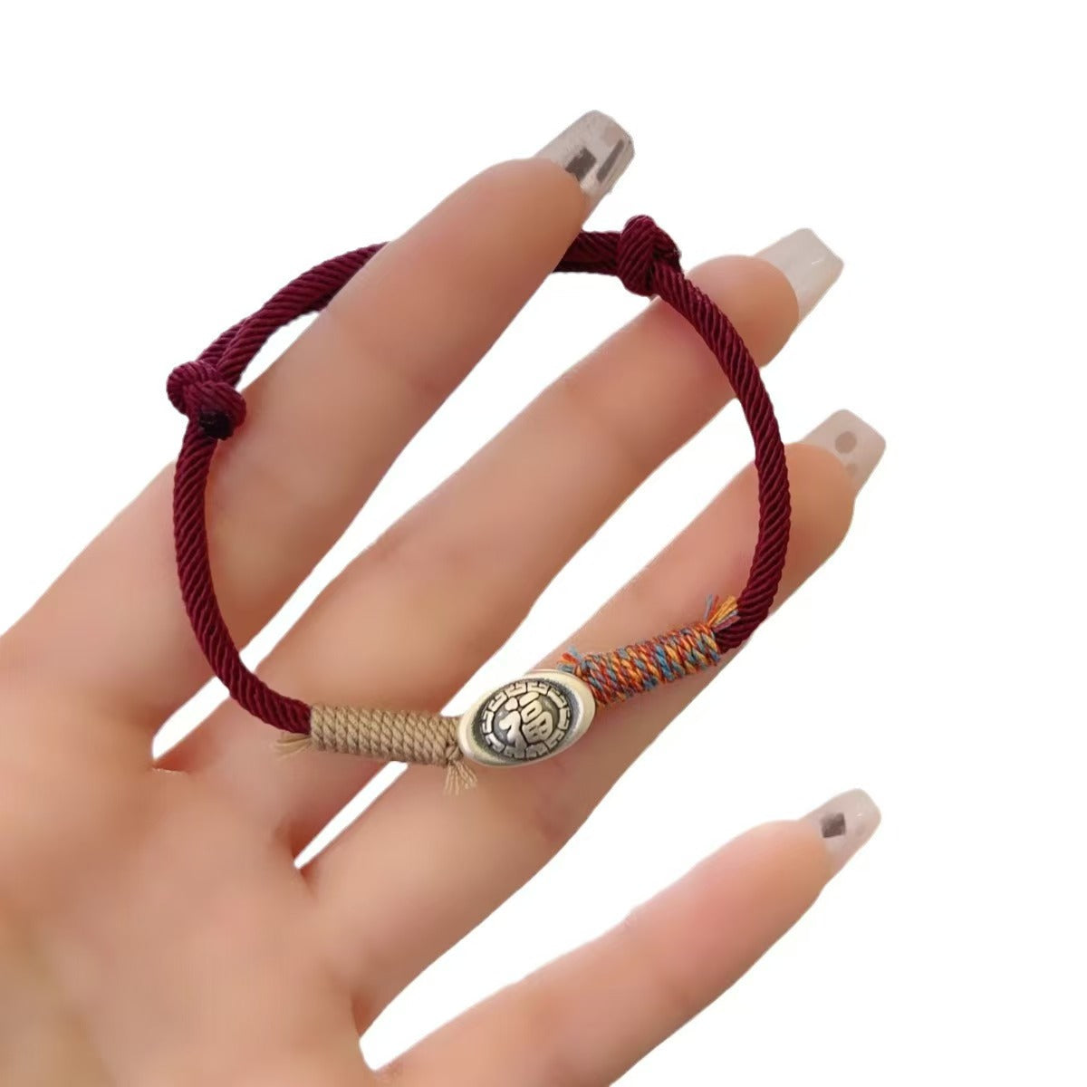 999 sterling silver vintage ingot fortune braided bracelet