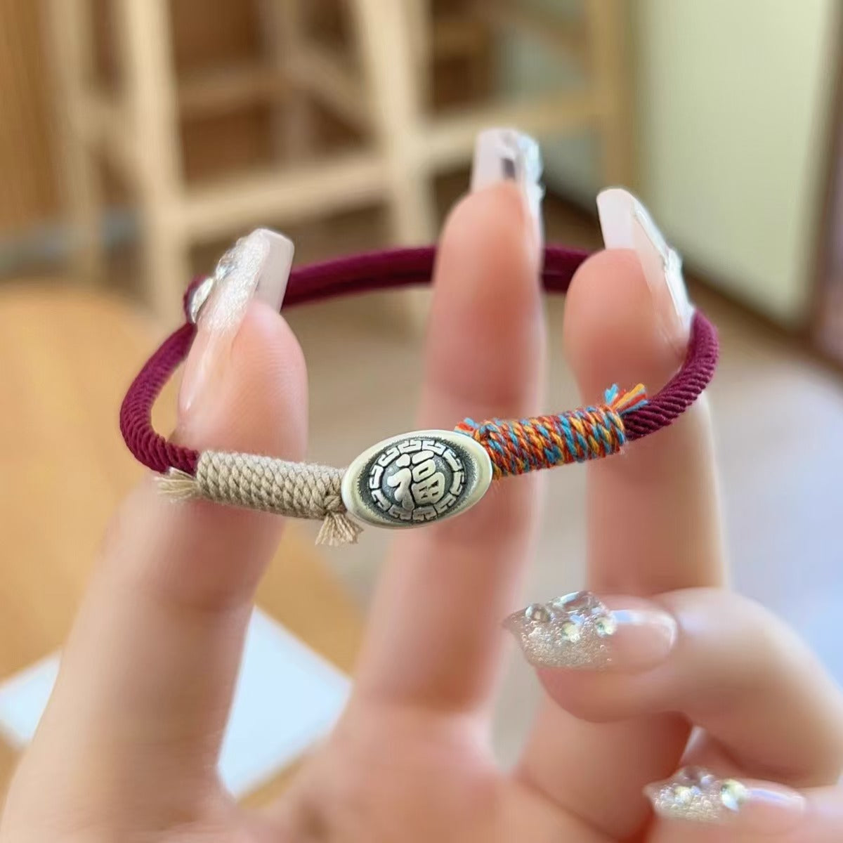 999 sterling silver vintage ingot fortune braided bracelet