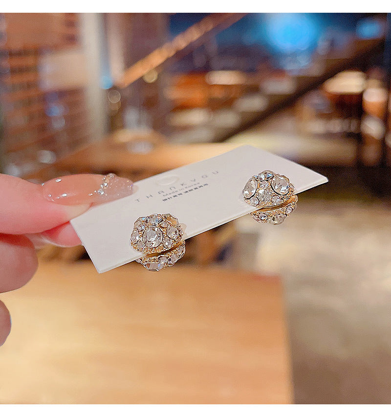Super flash design magnetic non-pierced ear bone clip personality earrings