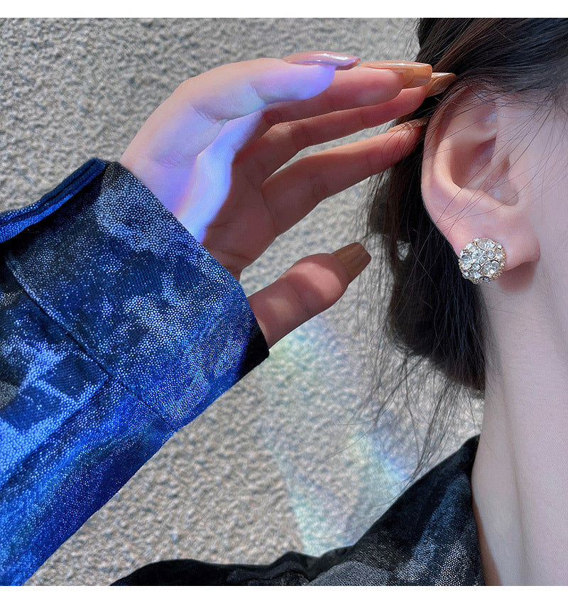 Super flash design magnetic non-pierced ear bone clip personality earrings