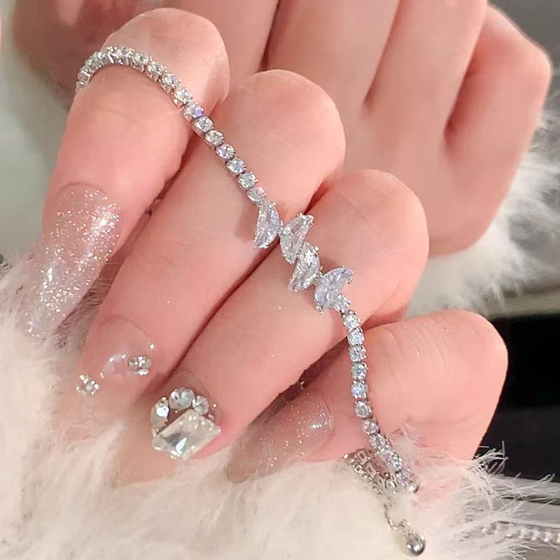 New zircon pearl niche versatile high-end love bracelet