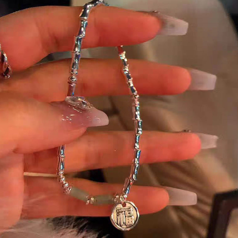 New zircon pearl niche versatile high-end love bracelet