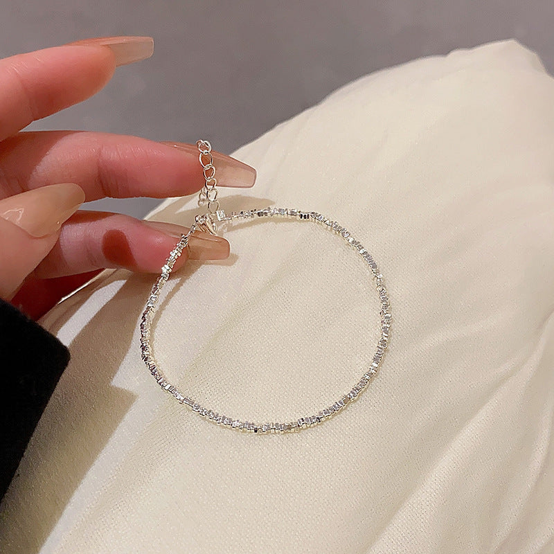 New zircon pearl niche versatile high-end love bracelet