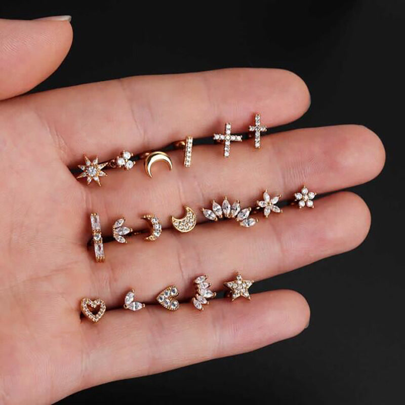 925 sterling silver earrings with various styles