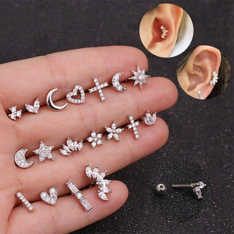 925 sterling silver earrings with various styles