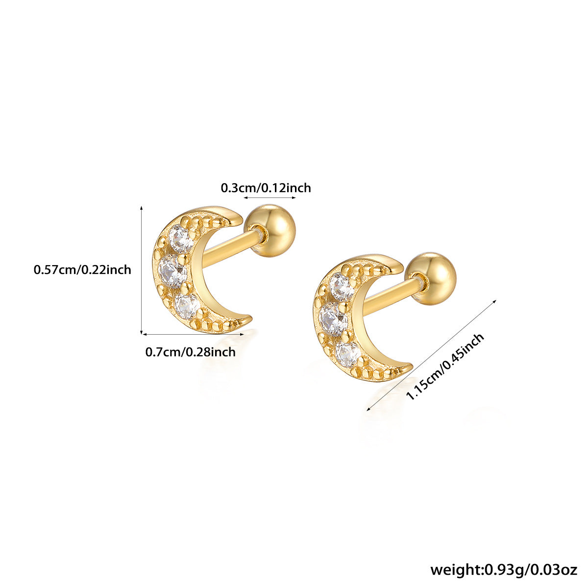 925 sterling silver earrings with various styles