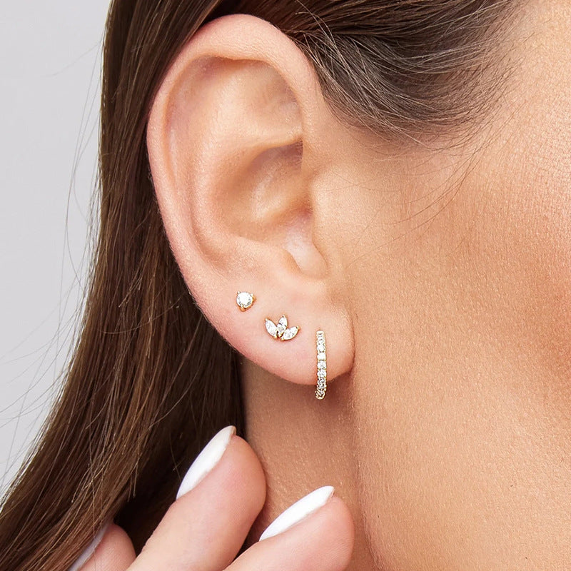 925 sterling silver earrings with various styles