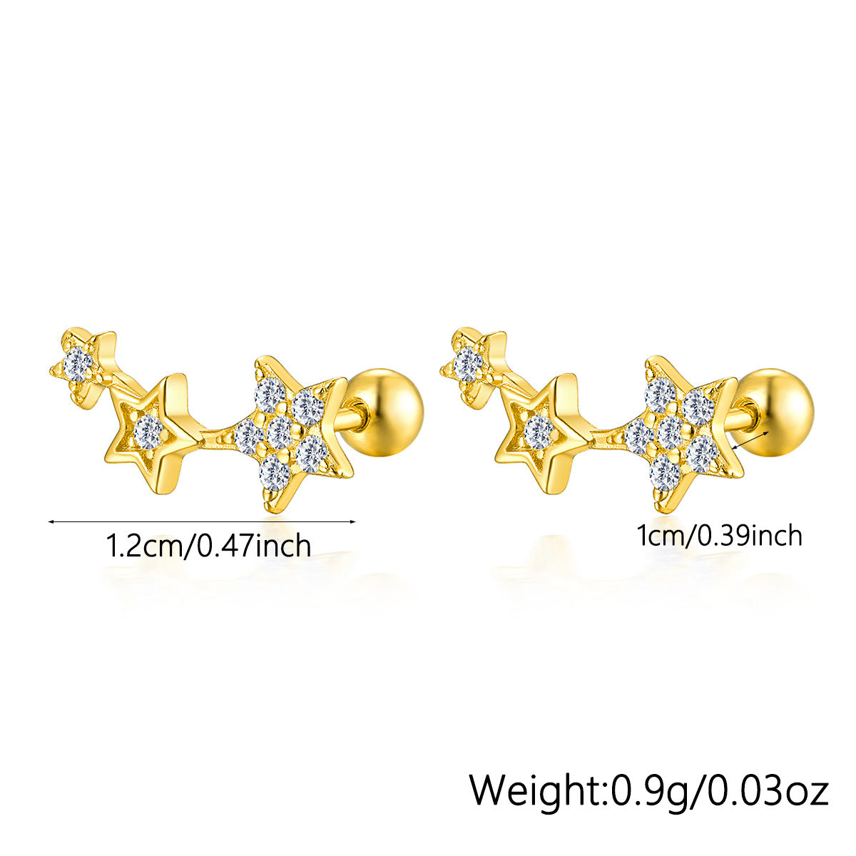 925 sterling silver earrings with various styles