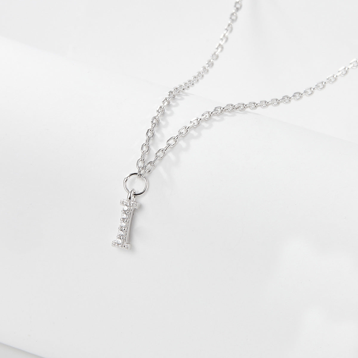 925 sterling silver 26 letter necklace light luxury high-end clavicle chain
