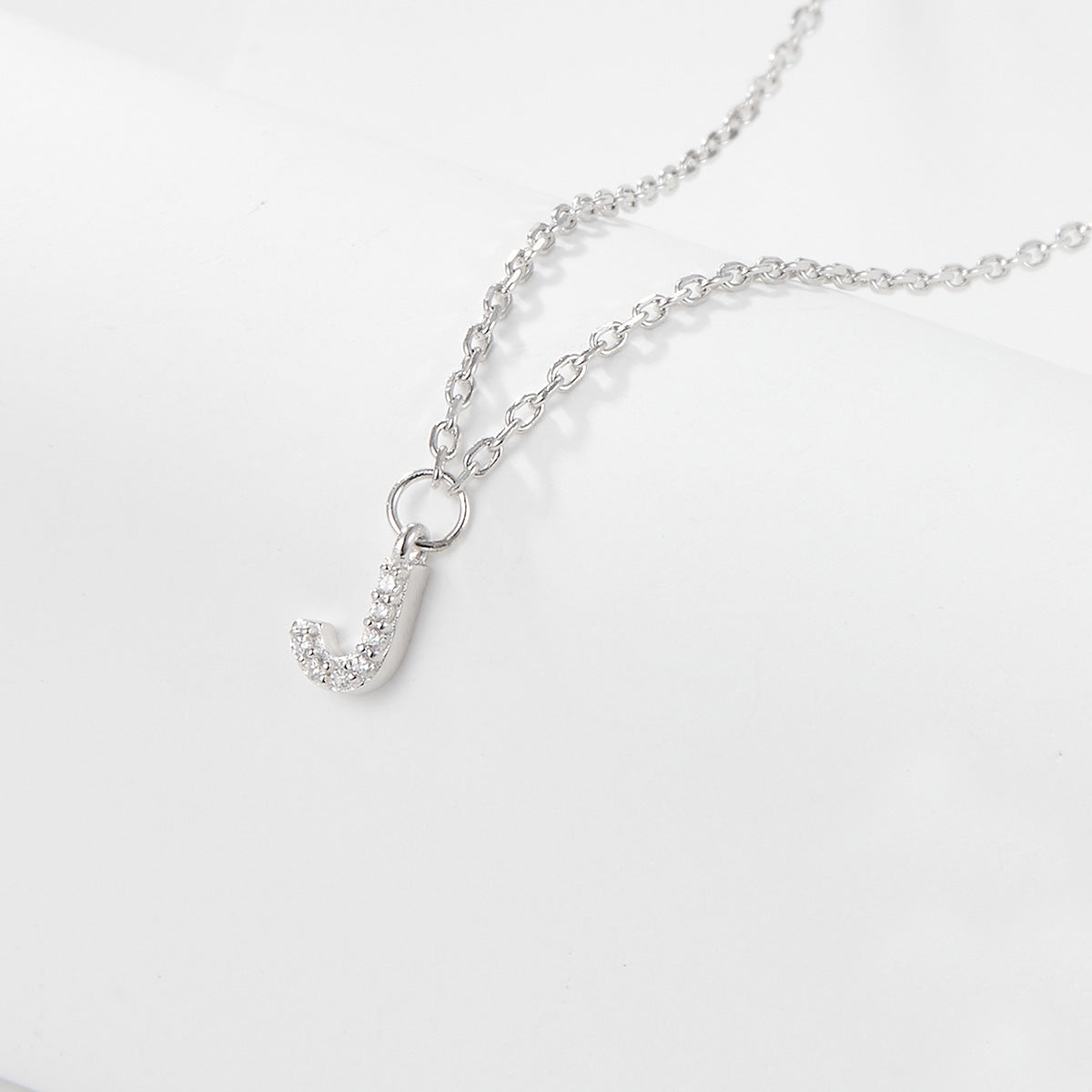 925 sterling silver 26 letter necklace light luxury high-end clavicle chain