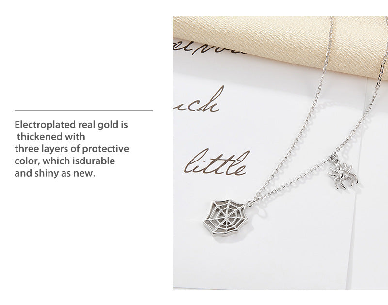 Halloween Spider Earrings in S925 Silver | Designer Drops for Women