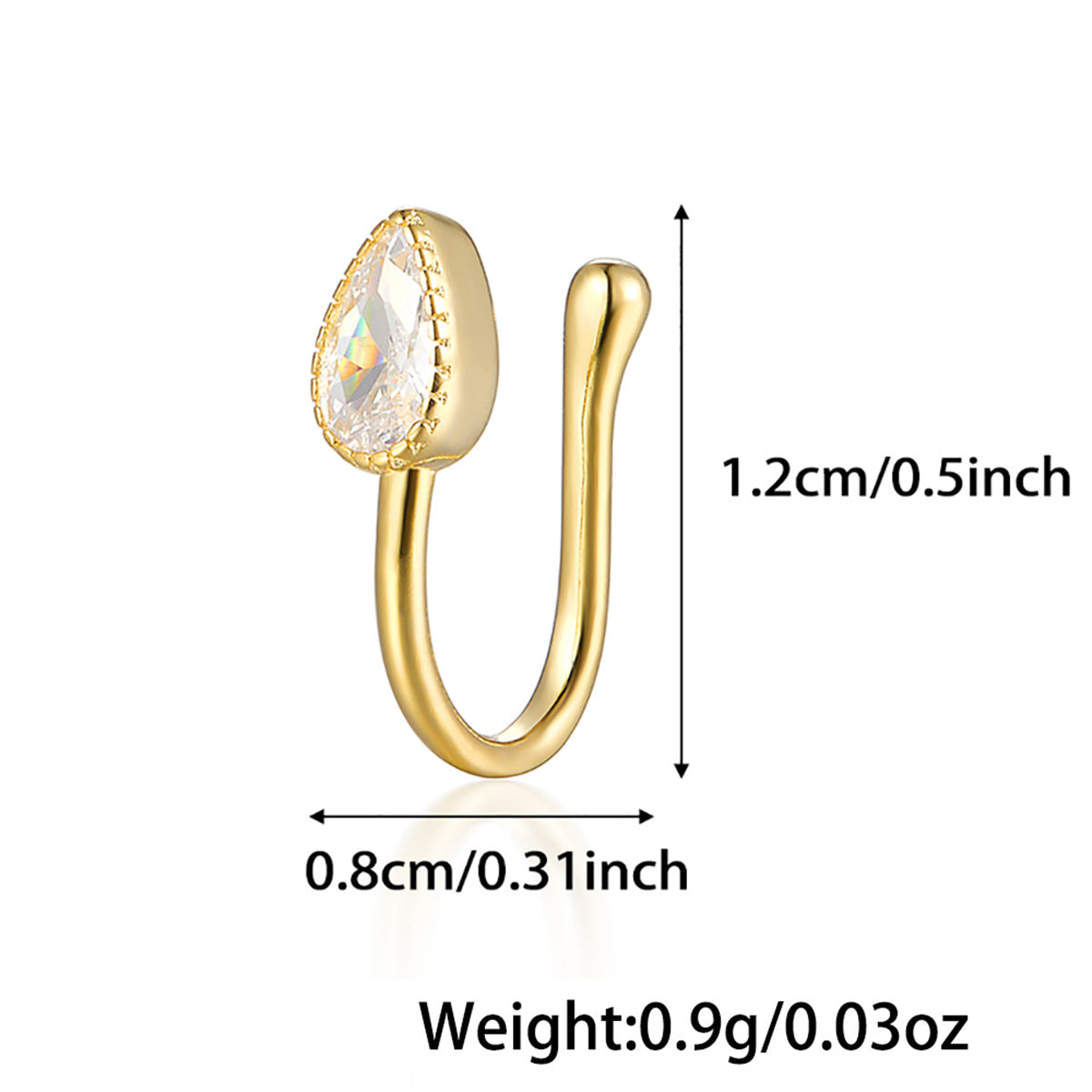 Star Nose Clip - 925 Silver Minimalist Light Luxury Unisex Jewelry