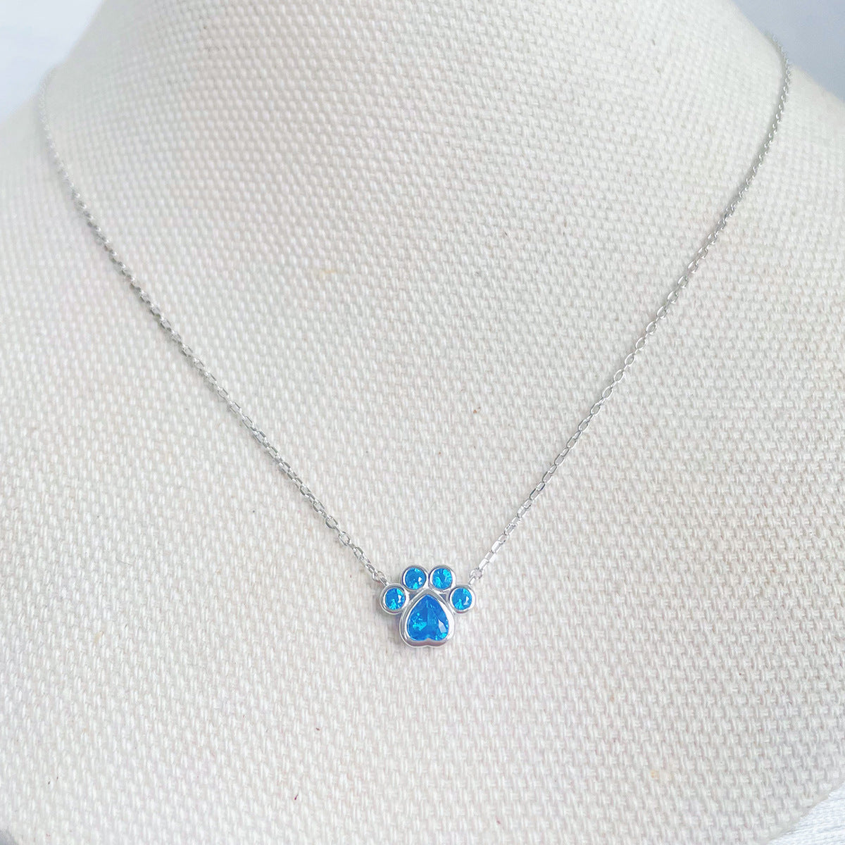 Cat Claw Jewelry Set - S925 Silver Purple Zircon Sweet Cute Gift