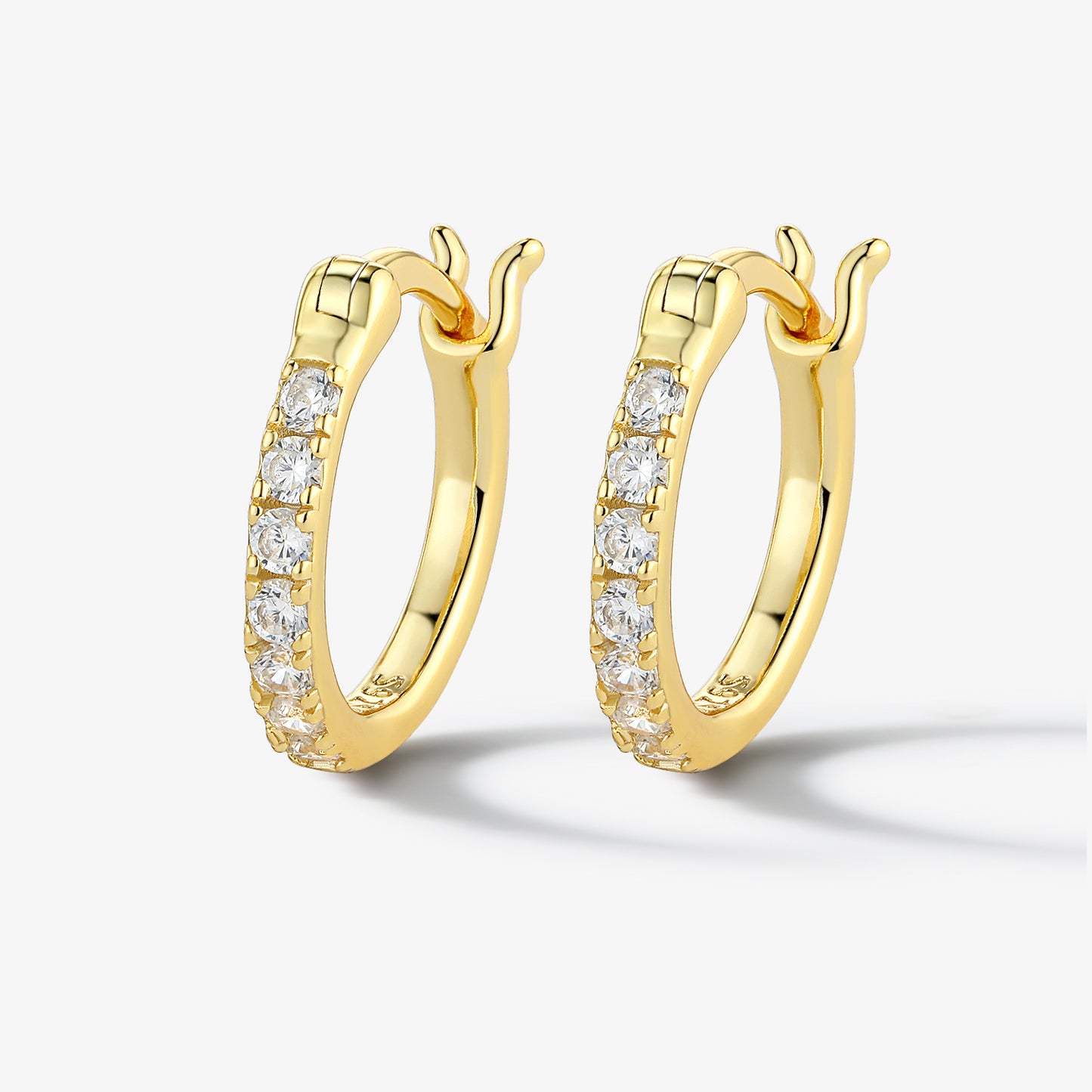 Colored Zircon Ear Cuffs - 925 Sterling Silver Niche Wholesale Jewelry