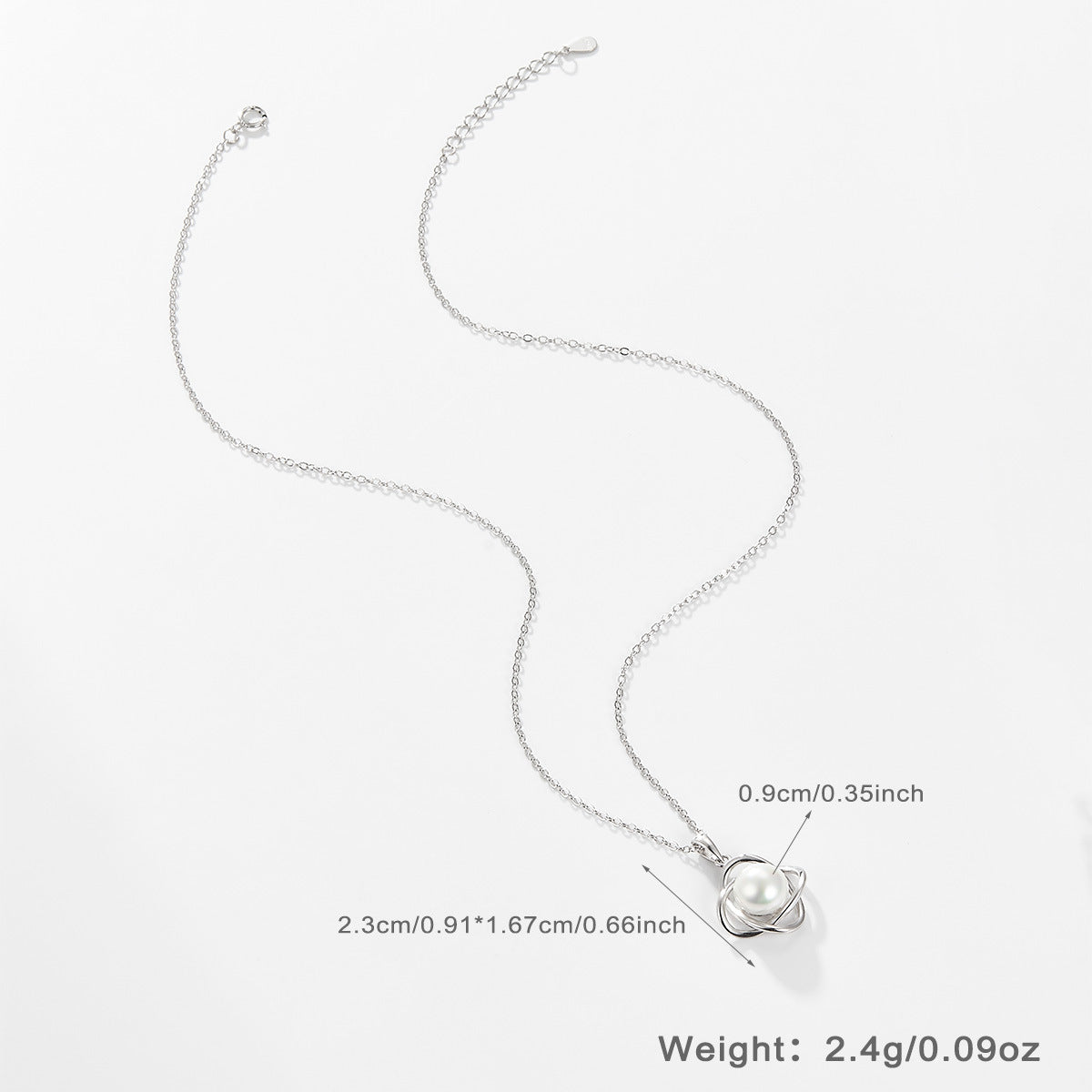 INS Light Luxury Pearl Set | 925 Silver Earrings, Ring, Necklace