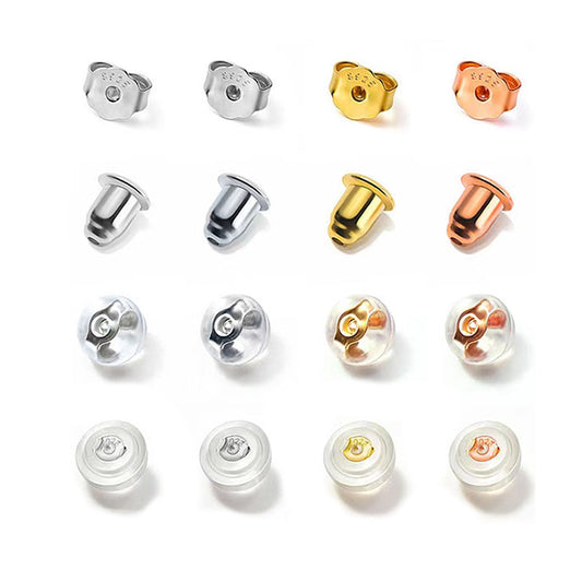 Silicone Ear Stoppers - Butterfly Plum Blossom Anti-Loss Design