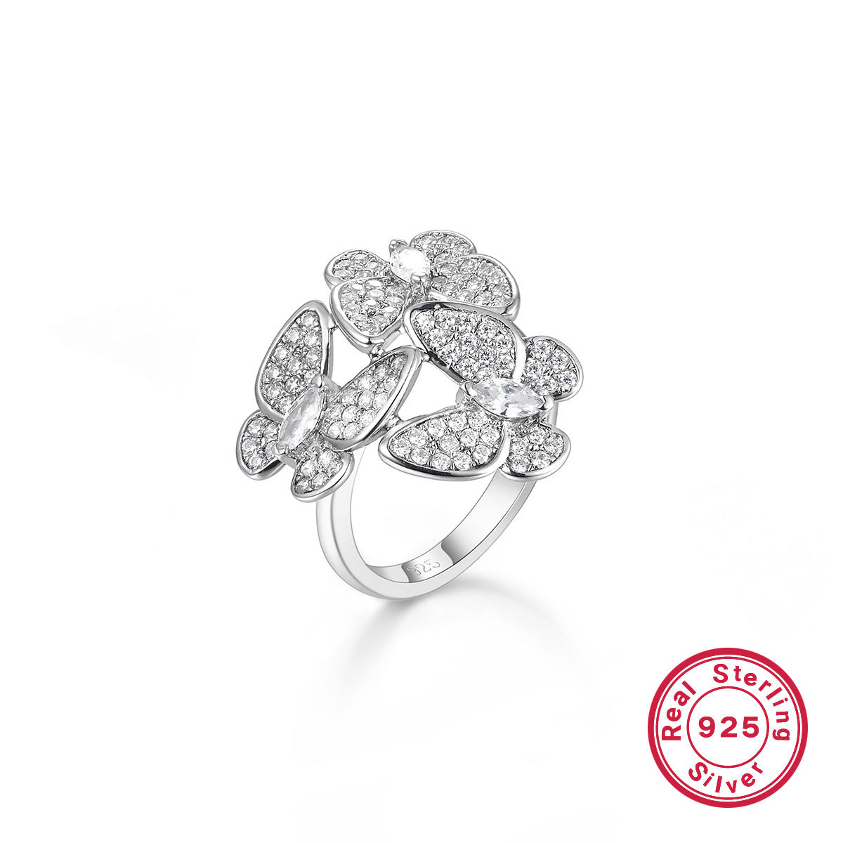 Wholesale S925 Silver Blue Butterfly Set | Vintage Elegant Jewelry Collection