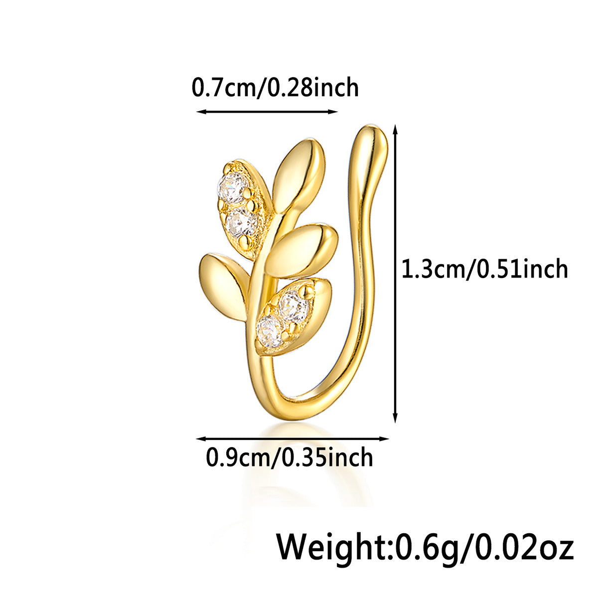 Star Nose Clip - 925 Silver Minimalist Light Luxury Unisex Jewelry