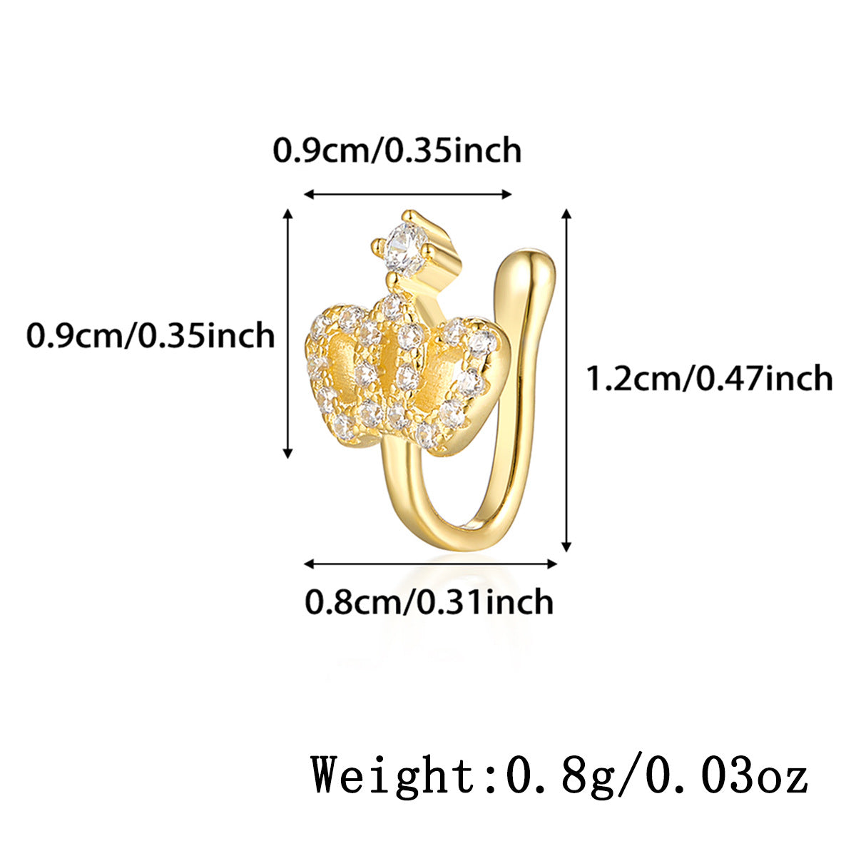 Star Nose Clip - 925 Silver Minimalist Light Luxury Unisex Jewelry