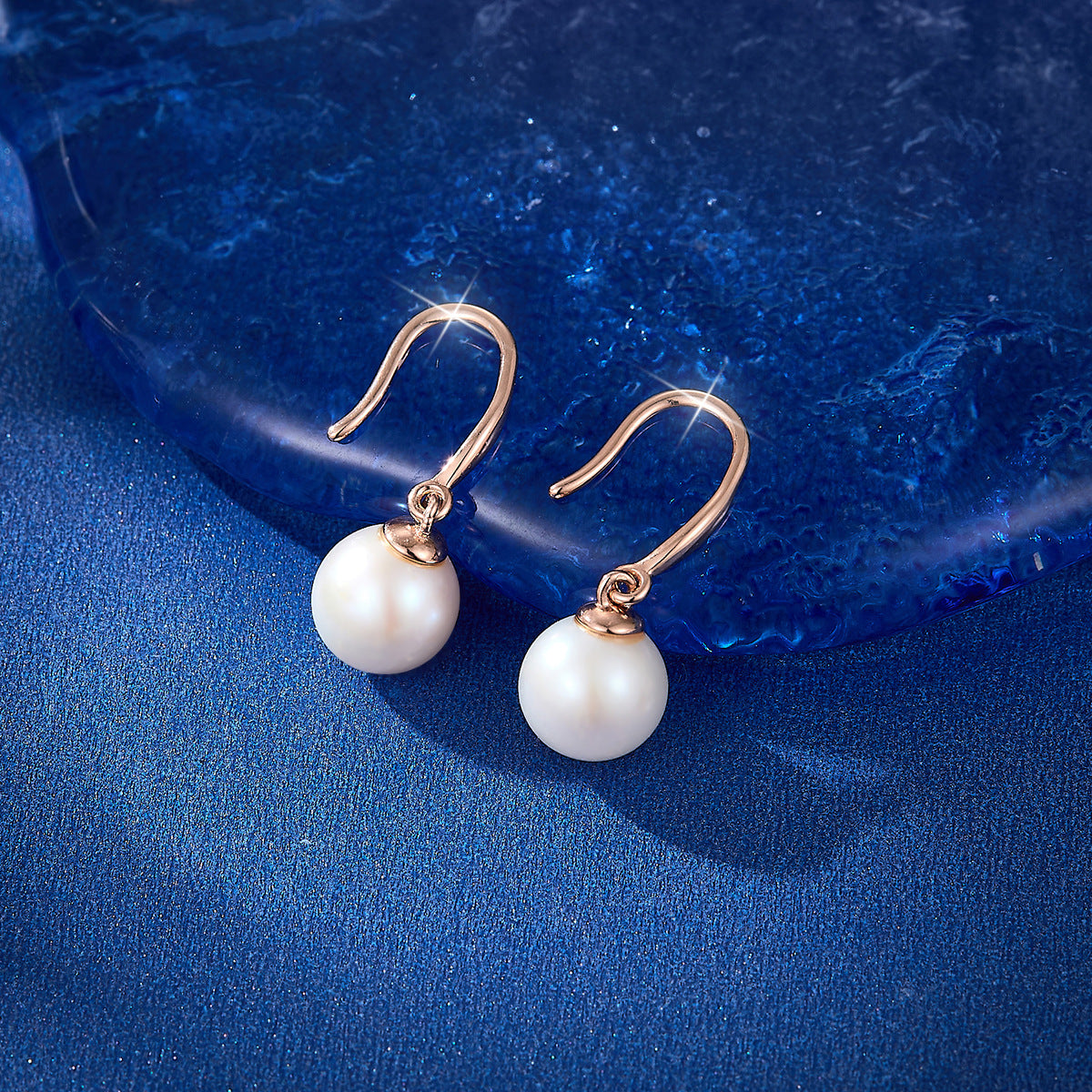 Freshwater Pearl Ear Hooks - S925 Silver Sweet Minimalist Earrings