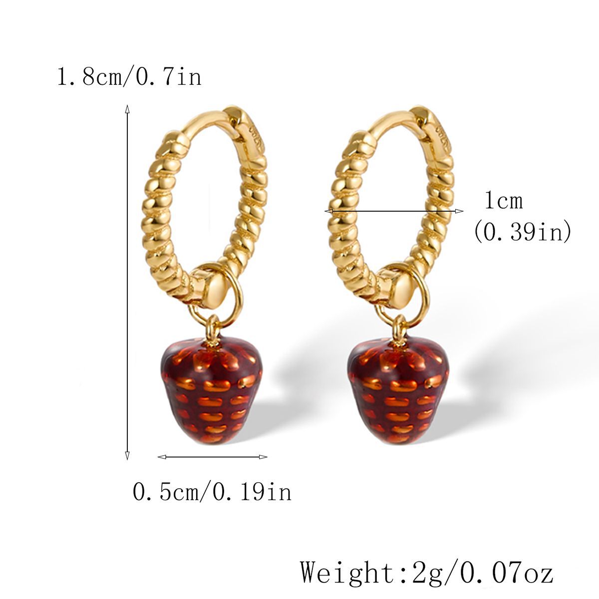 Vegetable Fruit Ear Cuffs - S925 Silver Halloween Pumpkin Batch