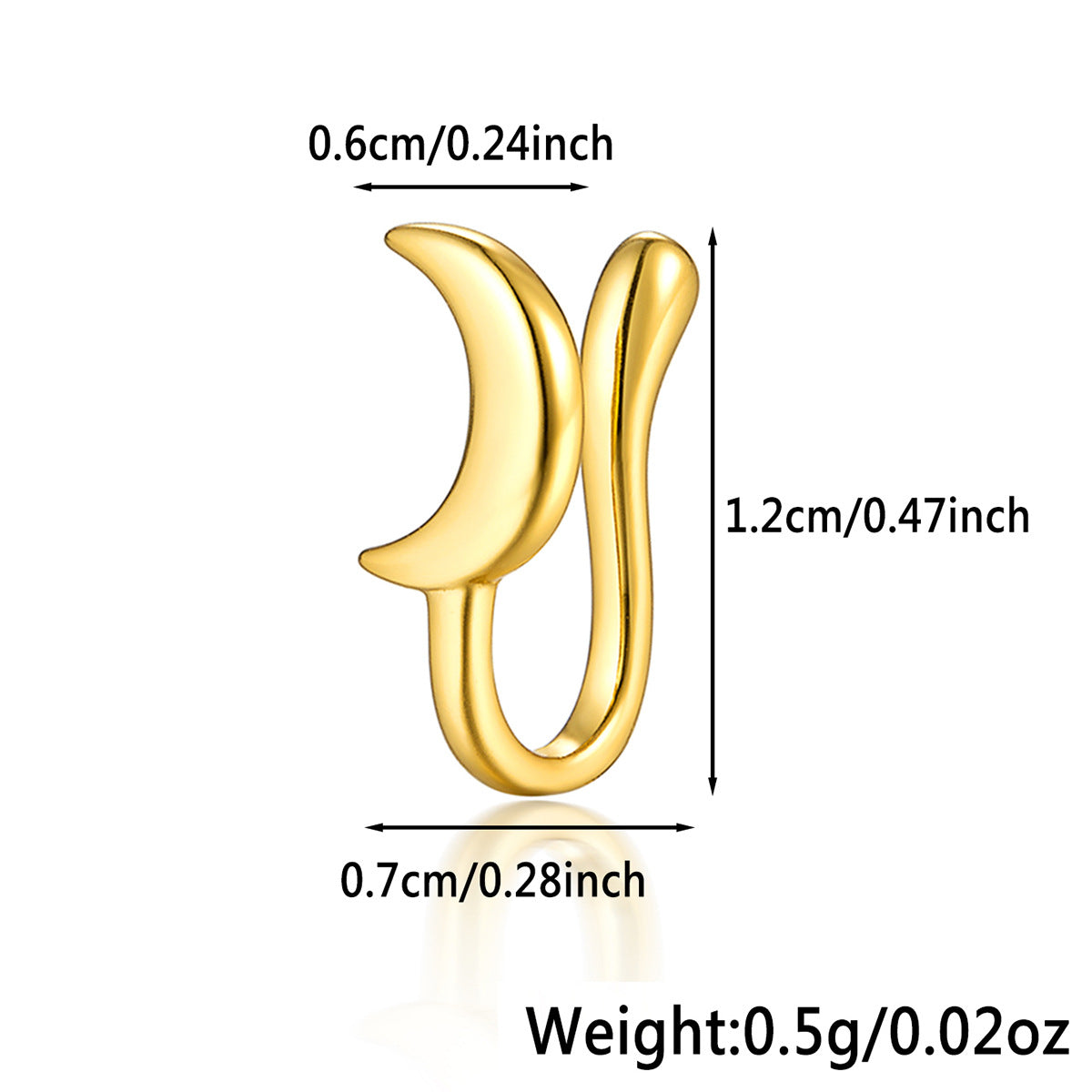 Star Nose Clip - 925 Silver Minimalist Light Luxury Unisex Jewelry