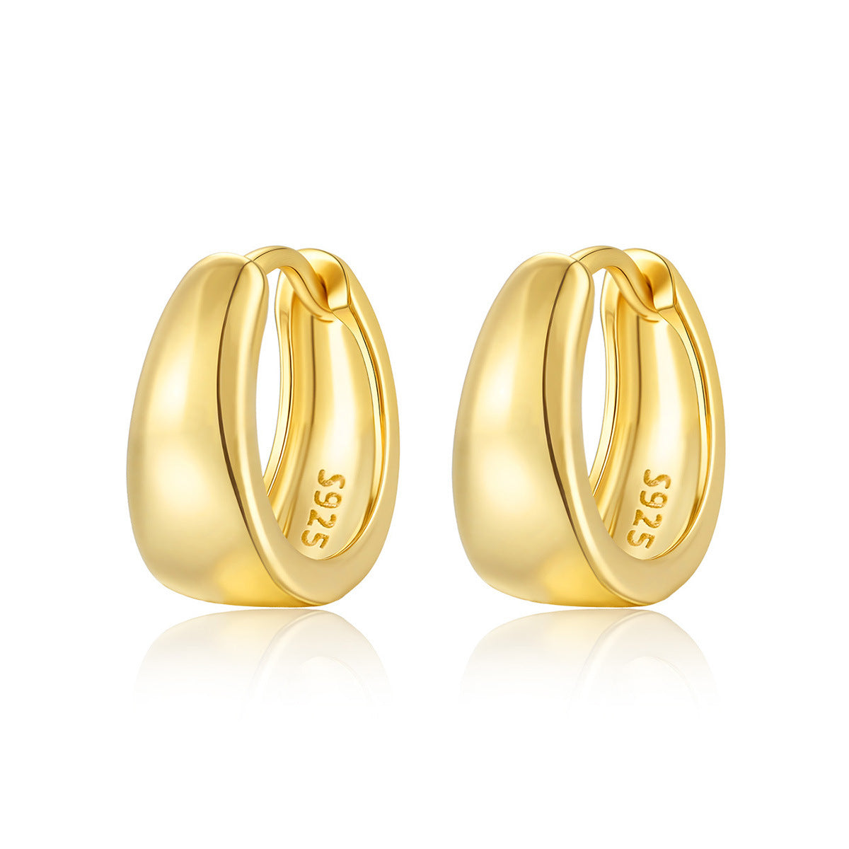 inimalist Hoop Ear Cuffs - 925 Silver Light Luxury Wholesale