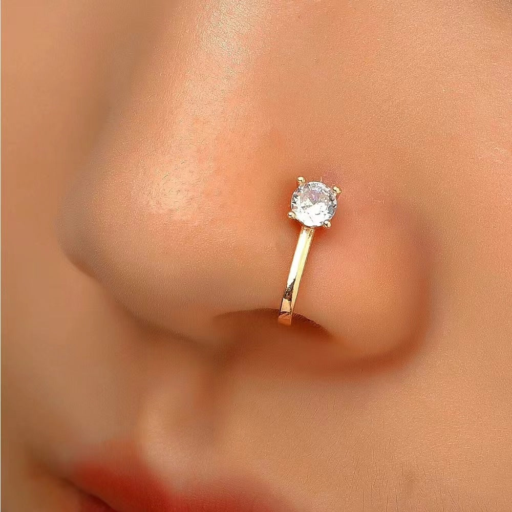Star Nose Clip - 925 Silver Minimalist Light Luxury Unisex Jewelry