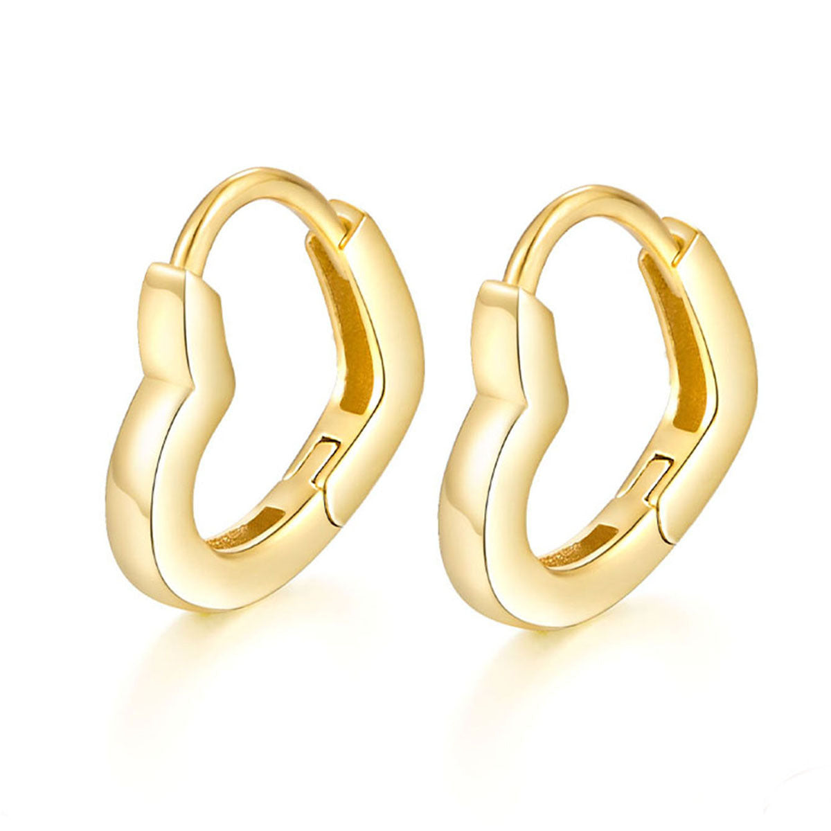 Foreign trade cross-border love earrings 925 silver wholesale smooth