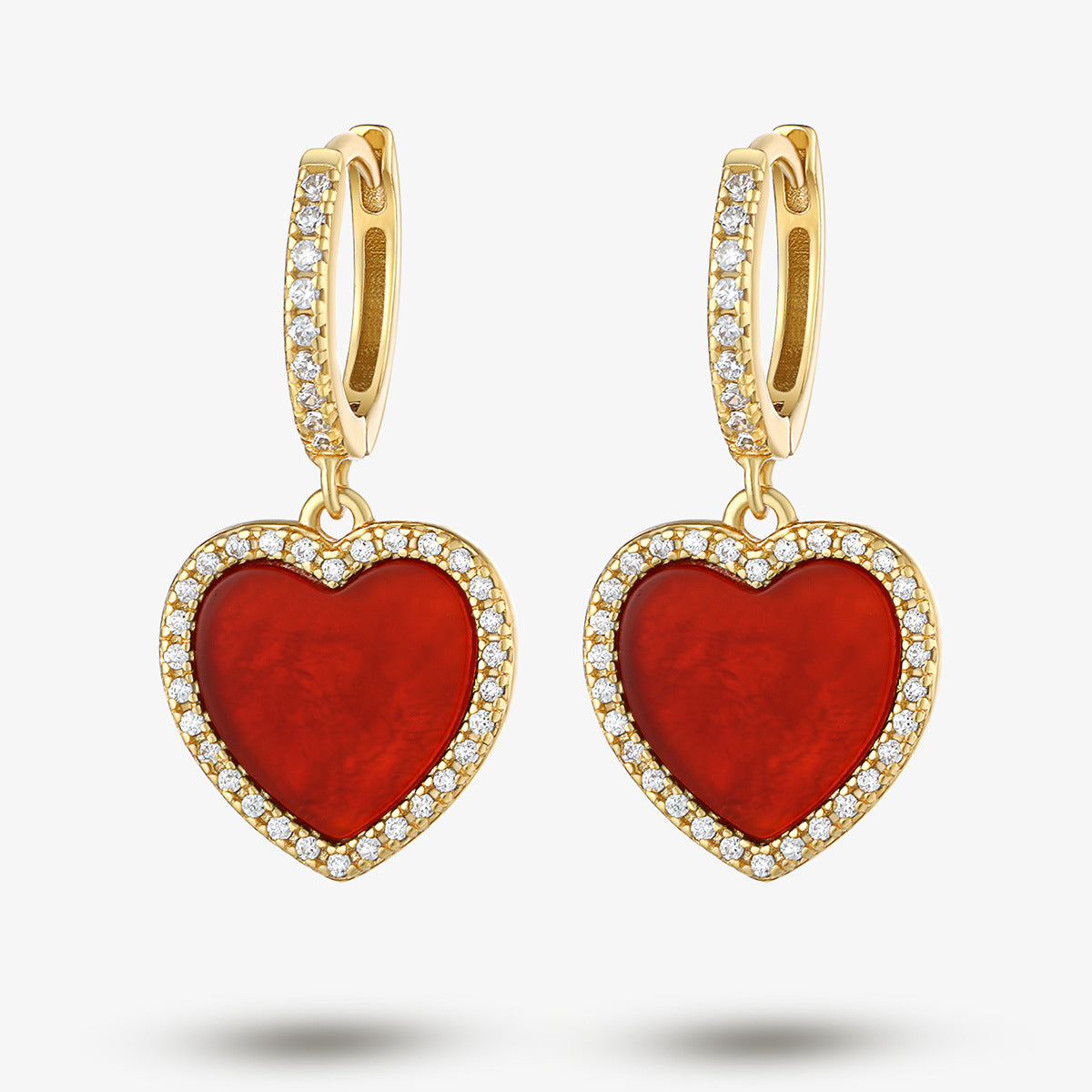 Love Necklace & Earrings Set - Sterling Silver Malachite Valentine's Gift for Her