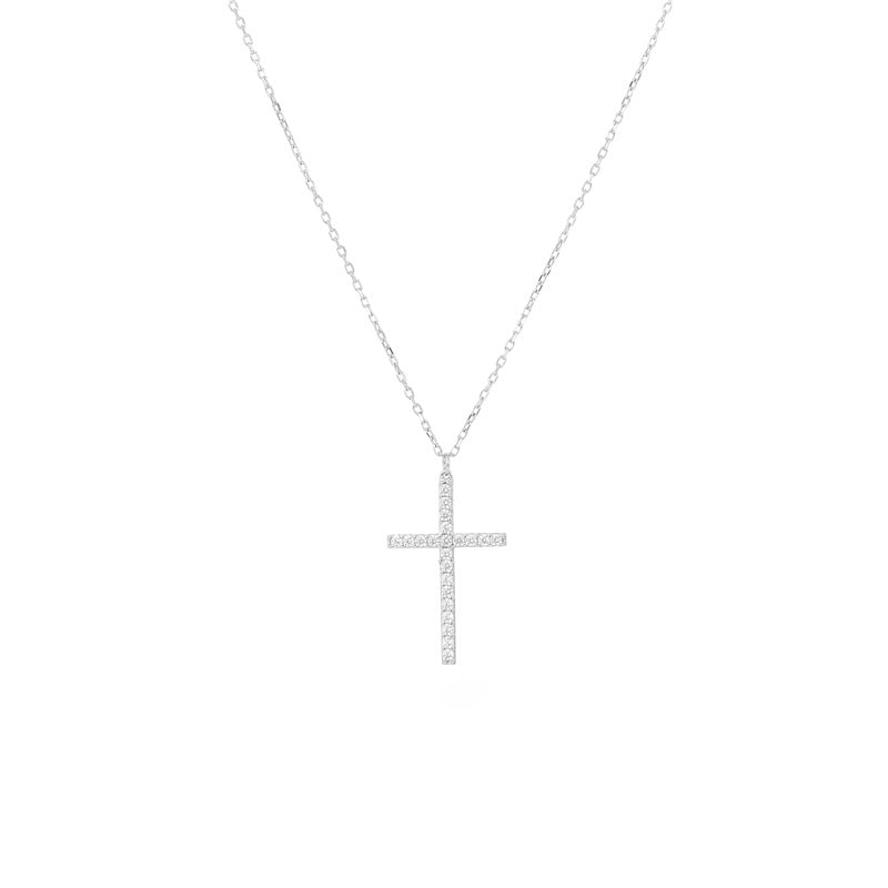 S925 Cross Jewelry Set | Necklace, Earrings & Ring, Ready to Ship