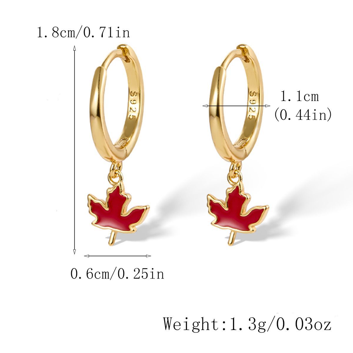 Vegetable Fruit Ear Cuffs - S925 Silver Halloween Pumpkin Batch