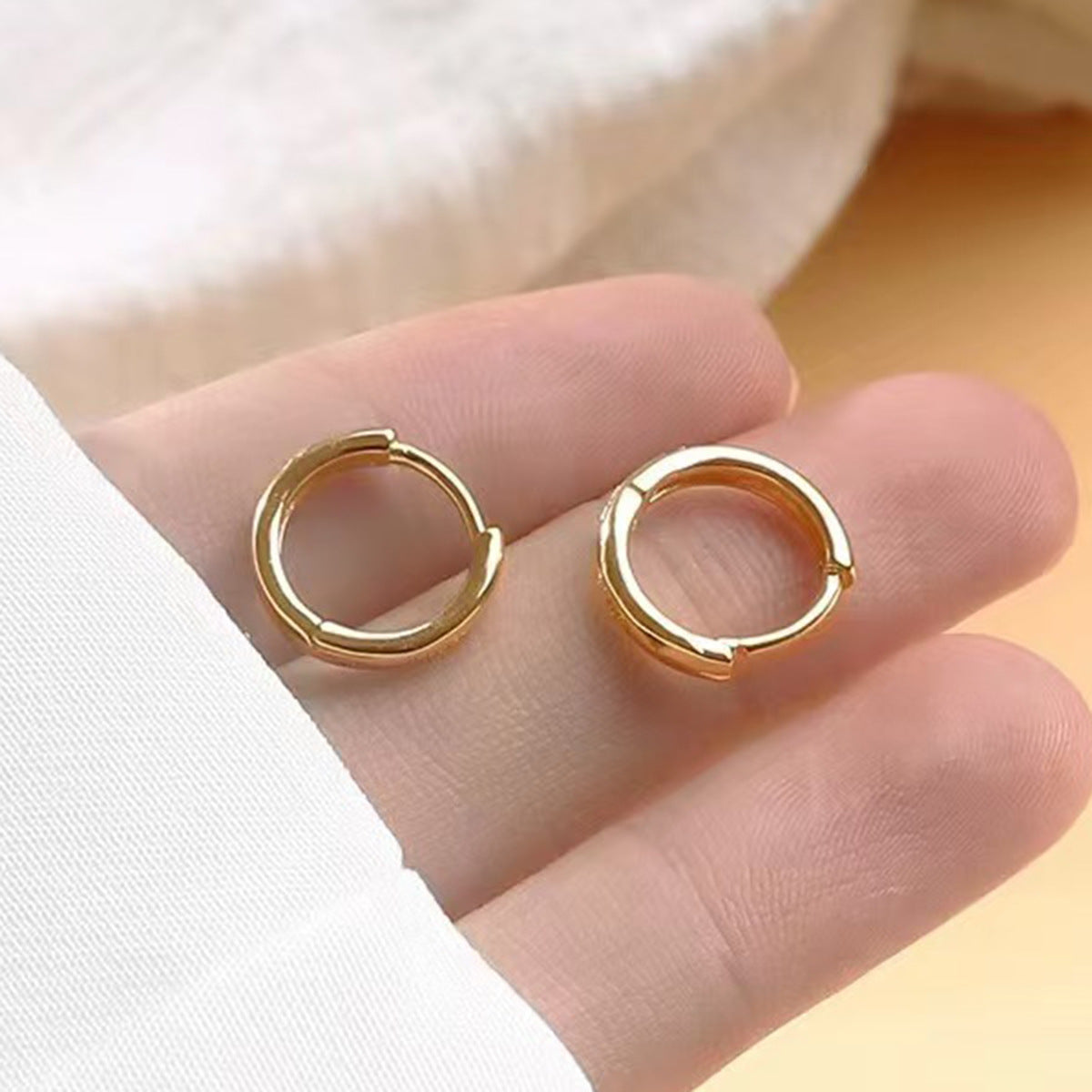 Geometric Hoop Ear Cuffs - S925 Silver Minimalist Premium Jewelry