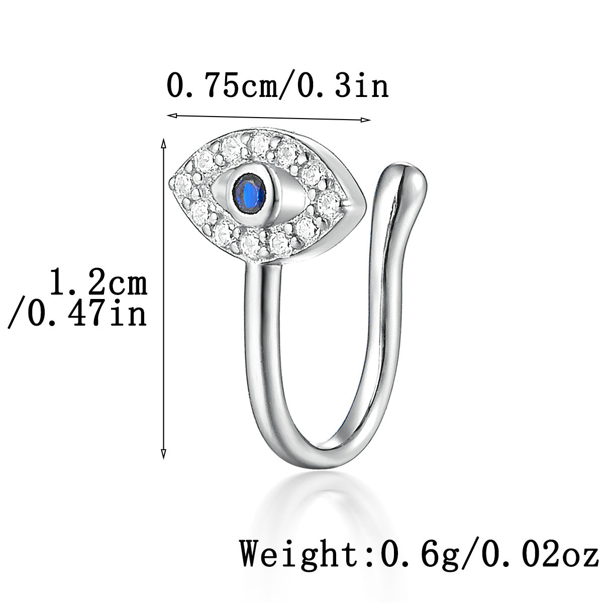 Star Nose Clip - 925 Silver Minimalist Light Luxury Unisex Jewelry