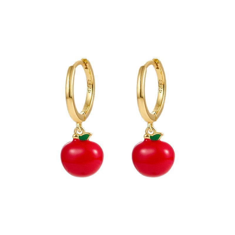 Vegetable Fruit Ear Cuffs - S925 Silver Halloween Pumpkin Batch