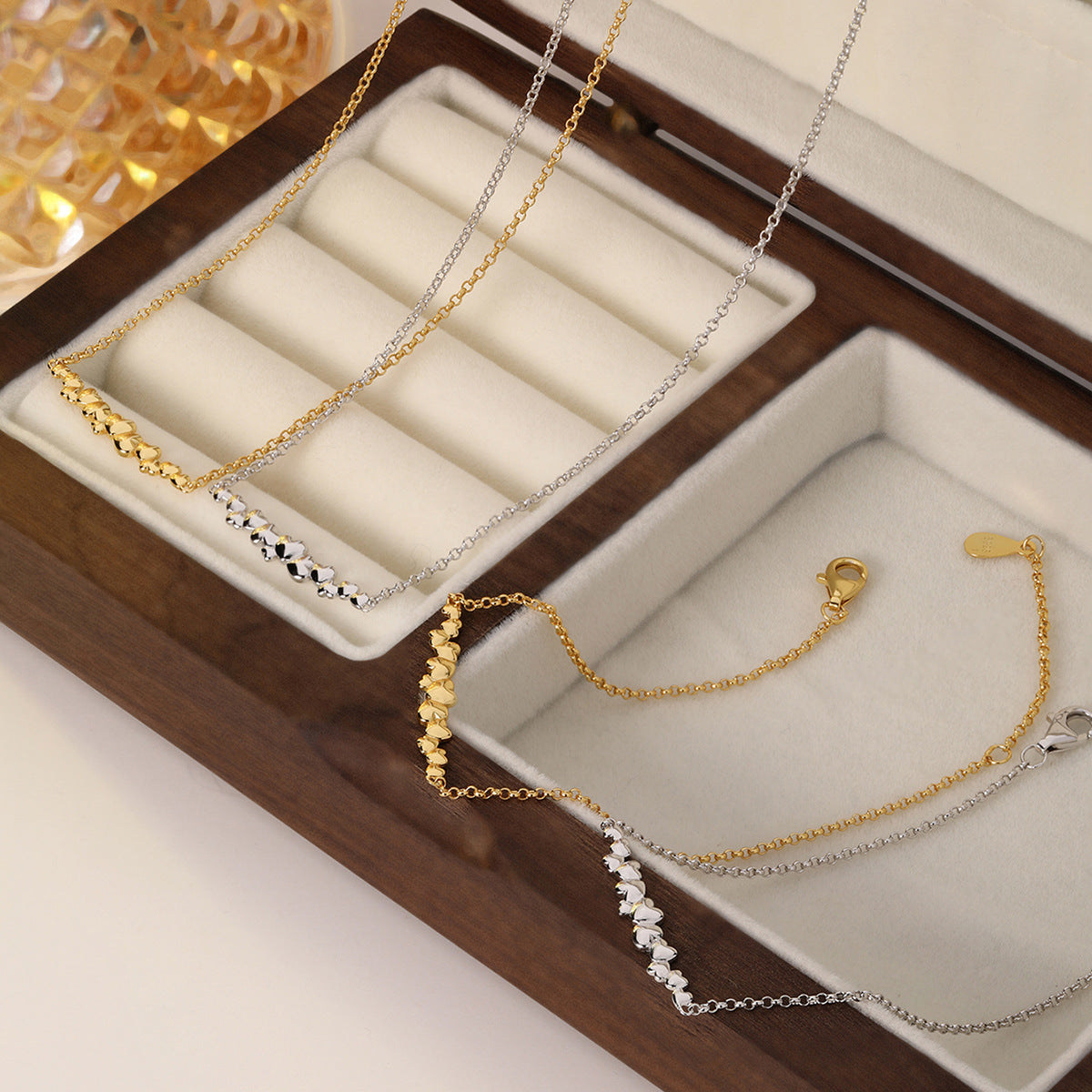 Heart Shape Jewelry Set - S925 Silver Sweet Trending Gift