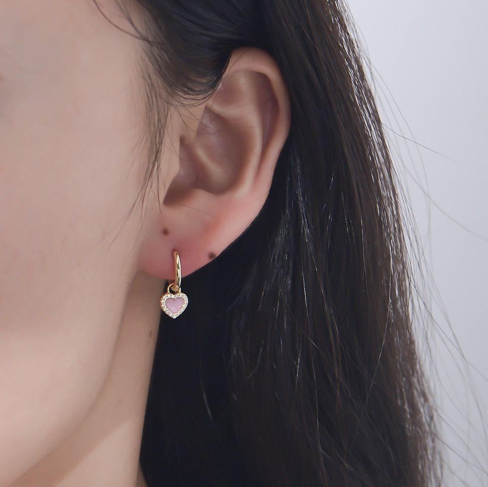 S925 Silver Minimalist Earring Combination - Sparkling Zirconia Set for Women
