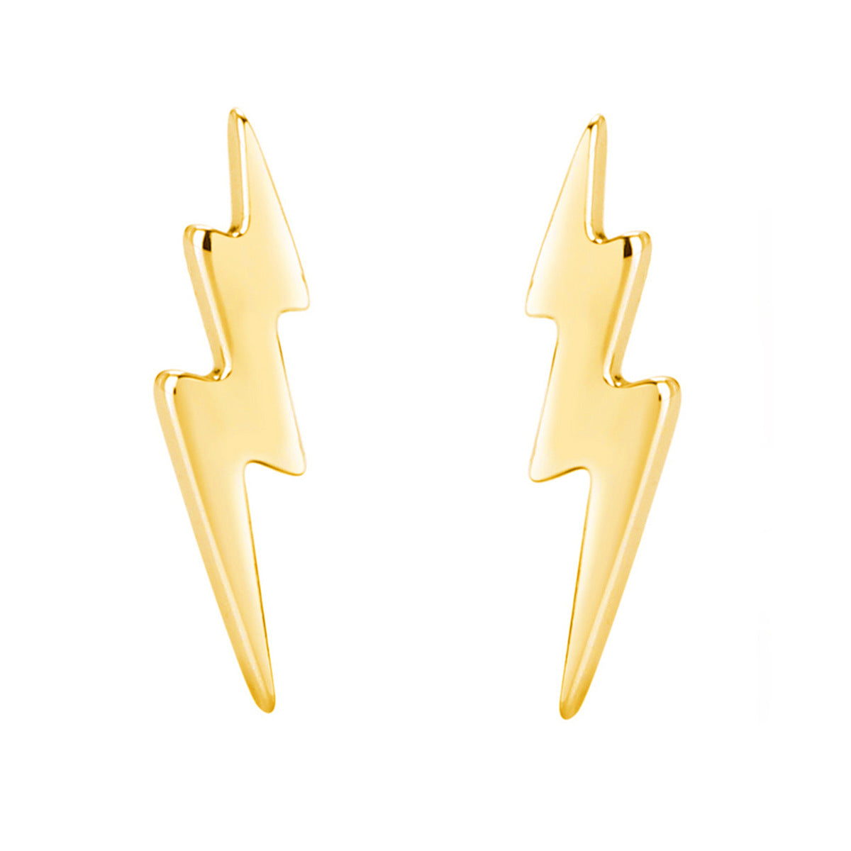 Lightning Stud Earrings - 925 Silver Mini Stackable Wholesale