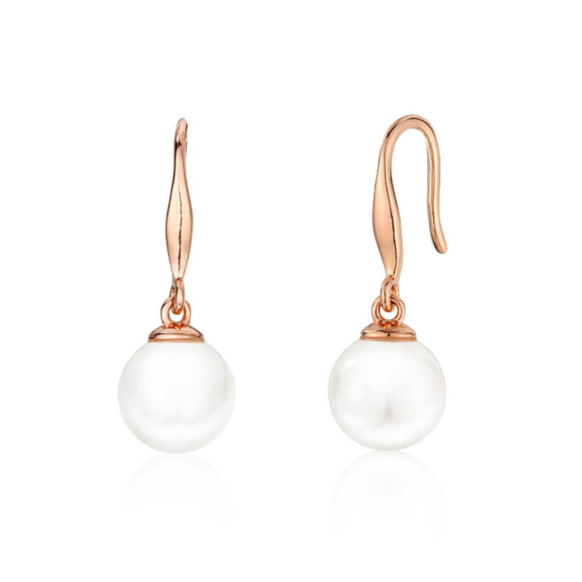 Freshwater Pearl Ear Hooks - S925 Silver Sweet Minimalist Earrings