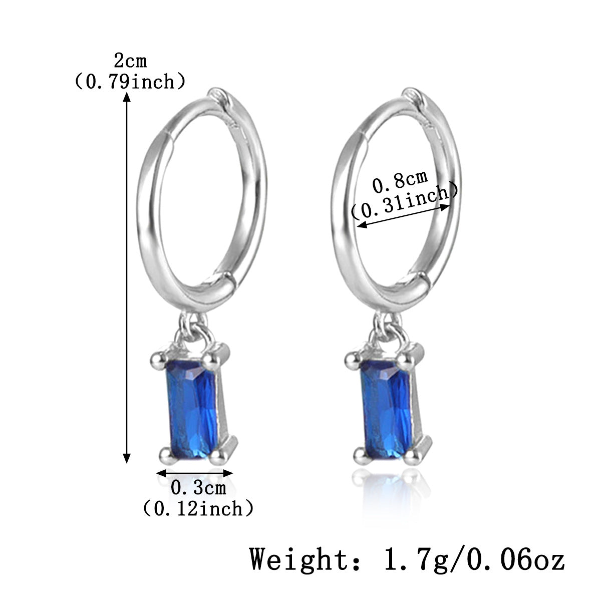 Zircon Earrings Wholesale - S925 Sterling Silver Minimalist Niche Studs
